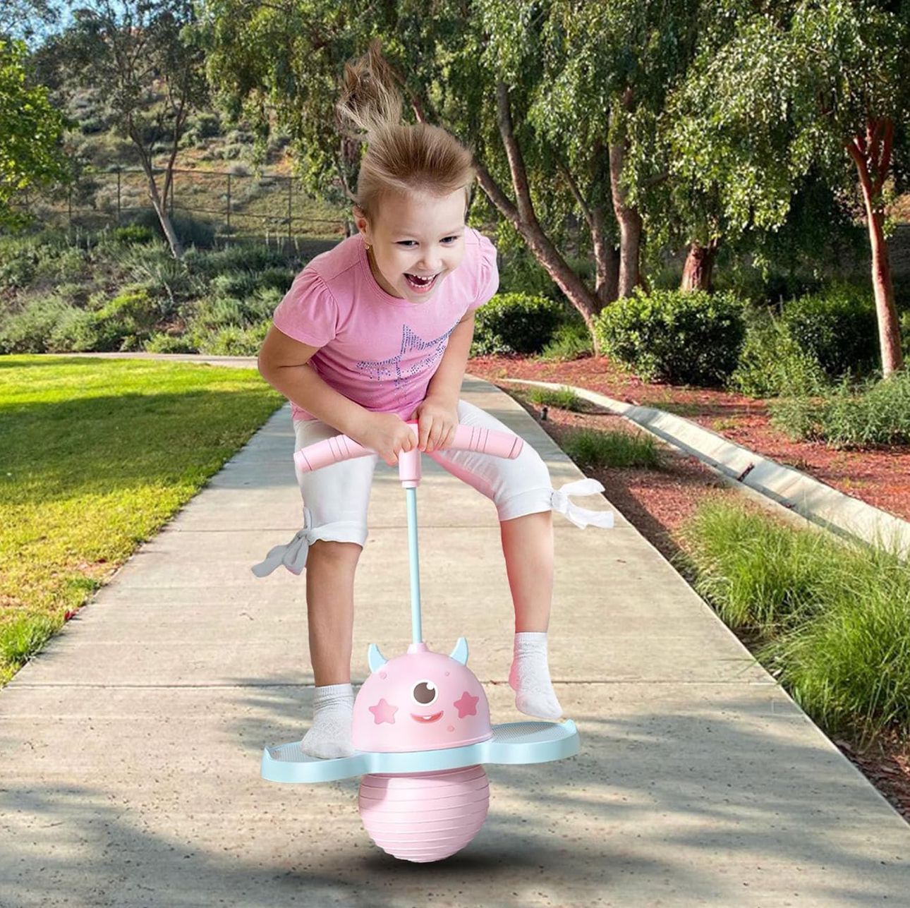 Pogo Stick Jumper For Kids, Pogo Jumper With Handle And Ball Pump, Fun And Safe Pogo Stick For Kids, High Jump Toy For Kids Boys Girls Pogo Stick Jumper For Kids, Pogo Jumper With Handle And Ball Pump, Fun And Safe Pogo Stick For Kids, High Jump Toy For Kids Boys Girls